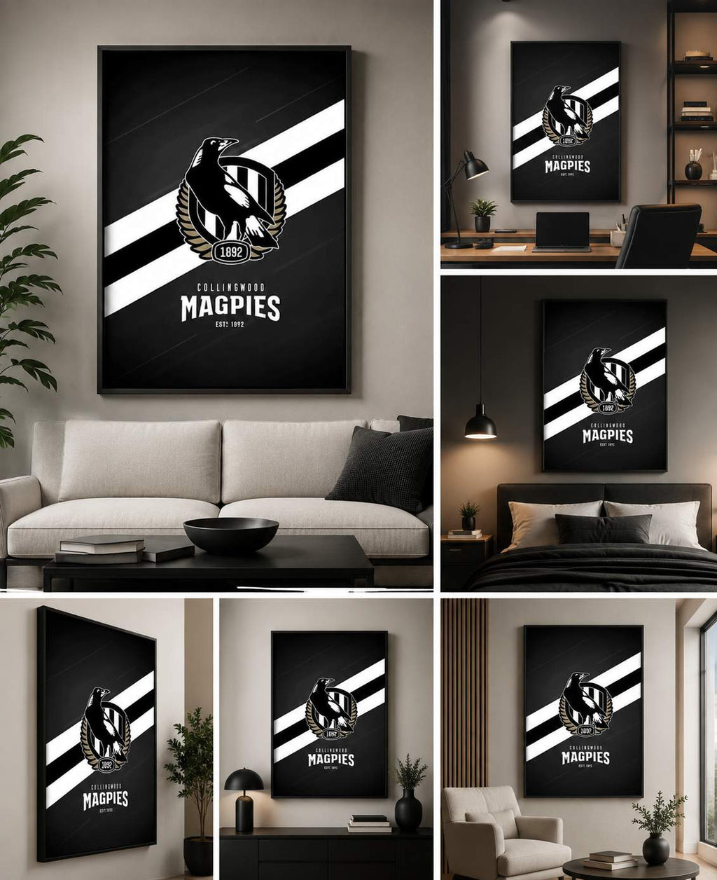 Collingwood Magpies Premium Frame