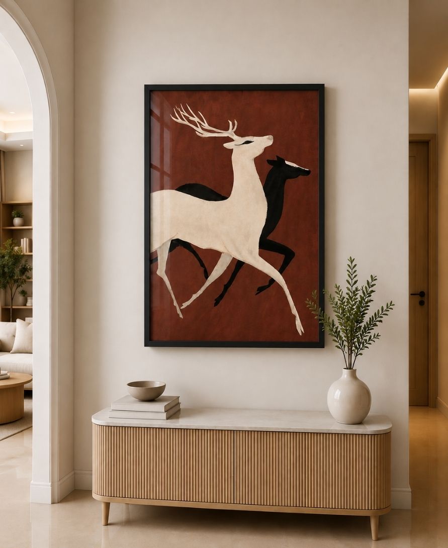 Majestic Pair – Deer Wall Art