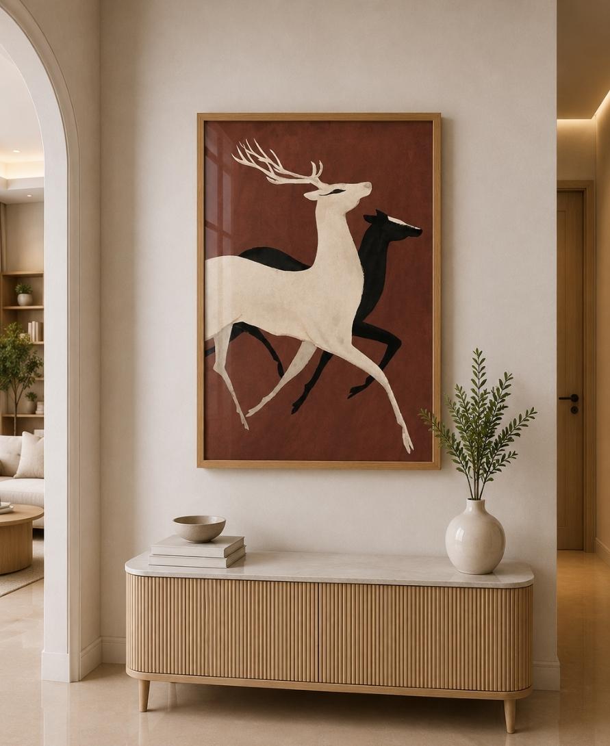 Majestic Pair – Deer Wall Art