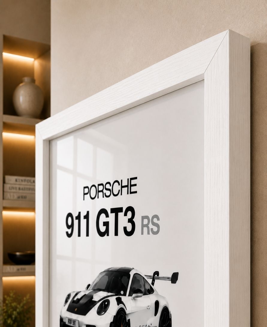 White Porsche 911 GT3 RS 2023 With Specs