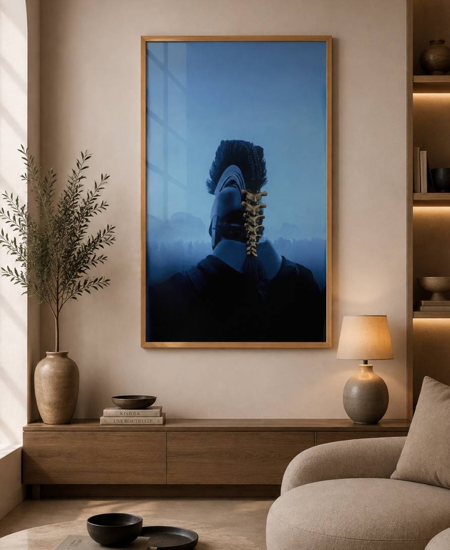 Blue Ronin – Japanese Samurai Wall Art