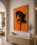 The Black Stallion – Modern Horse Wall Art