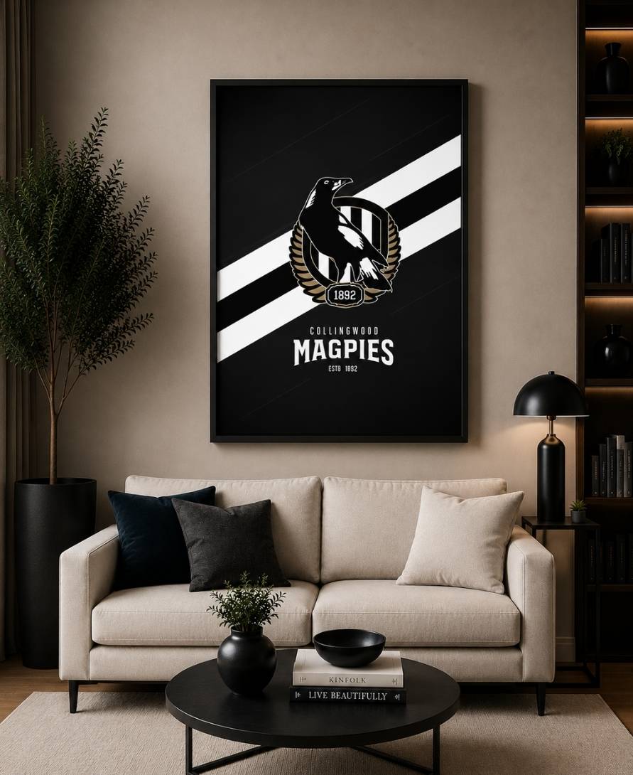 Collingwood Magpies Premium Frame