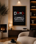 Honda Civic Black Vector