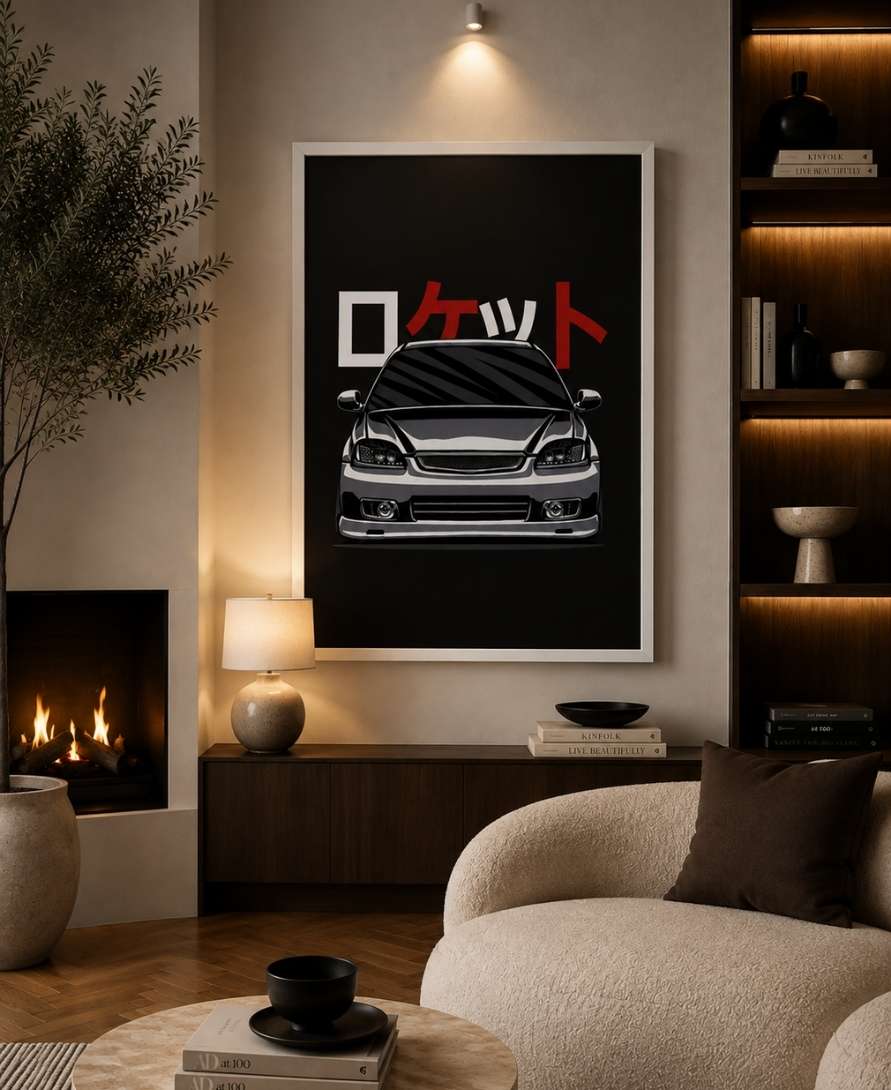 Honda Civic Black Vector