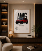 Red Mercedes G63 AMG G Wagon With Specs
