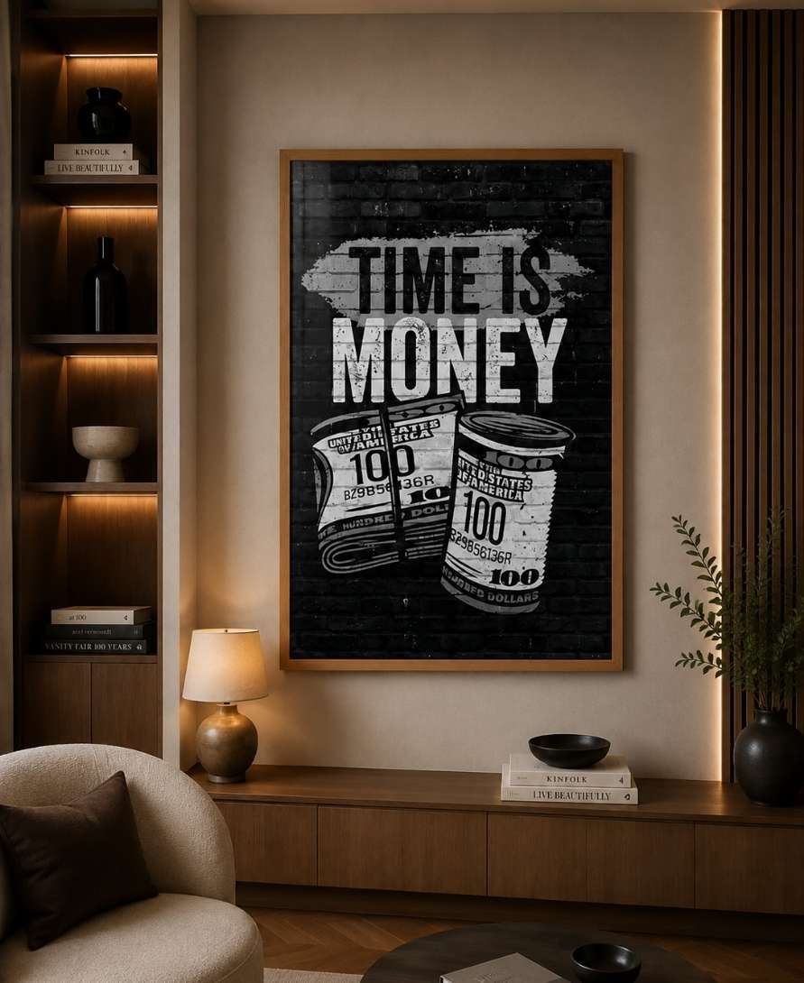 Time is Money Wall Art