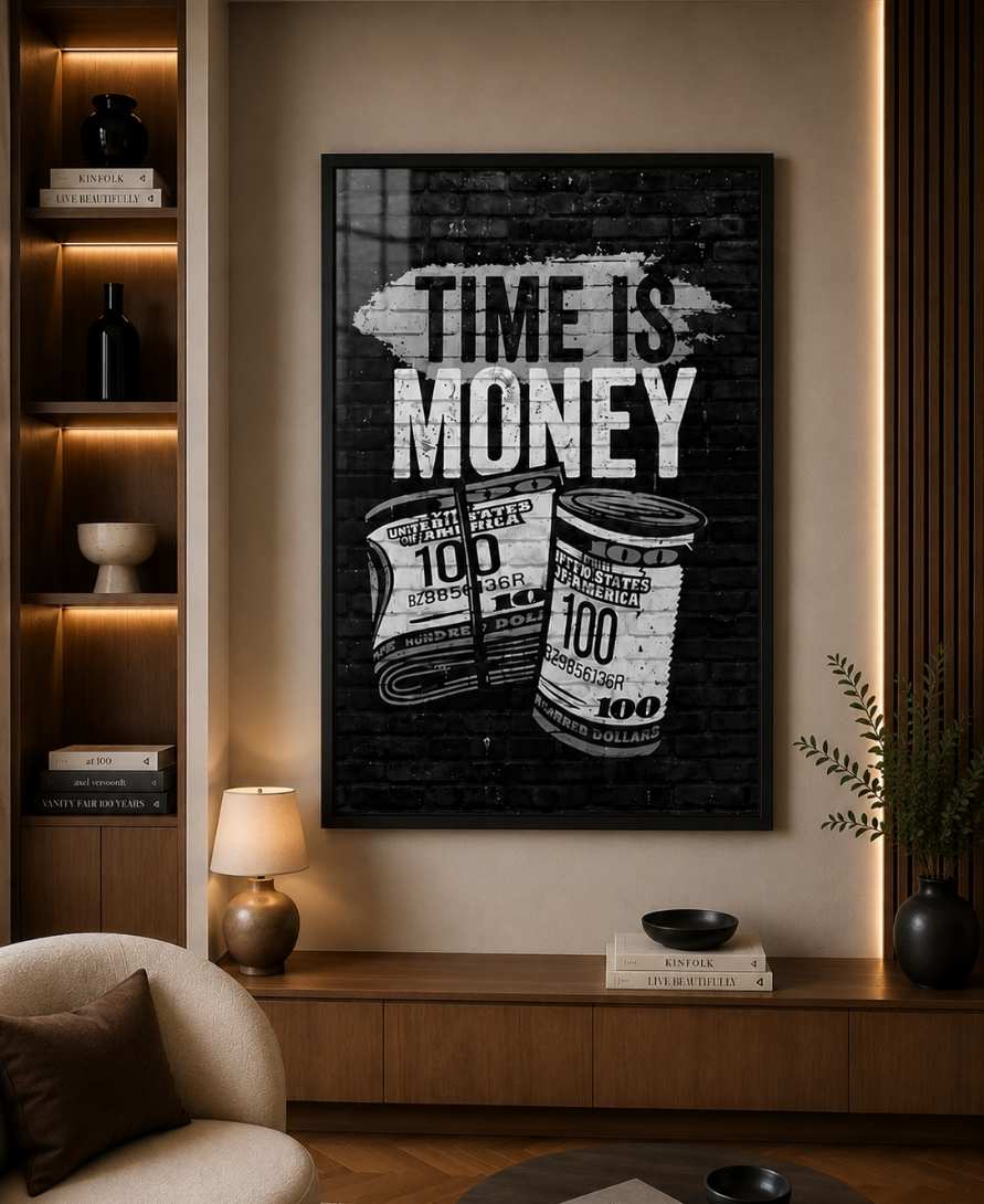 Time is Money Wall Art