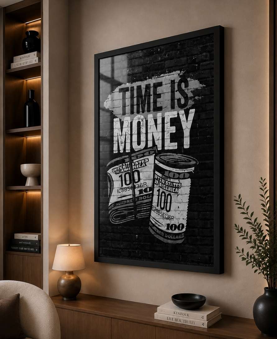 Time is Money Wall Art