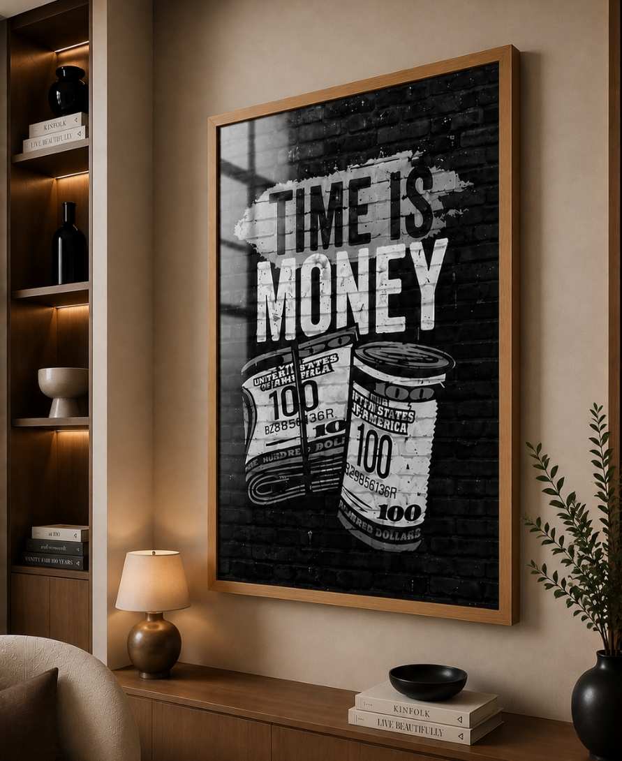 Time is Money Wall Art