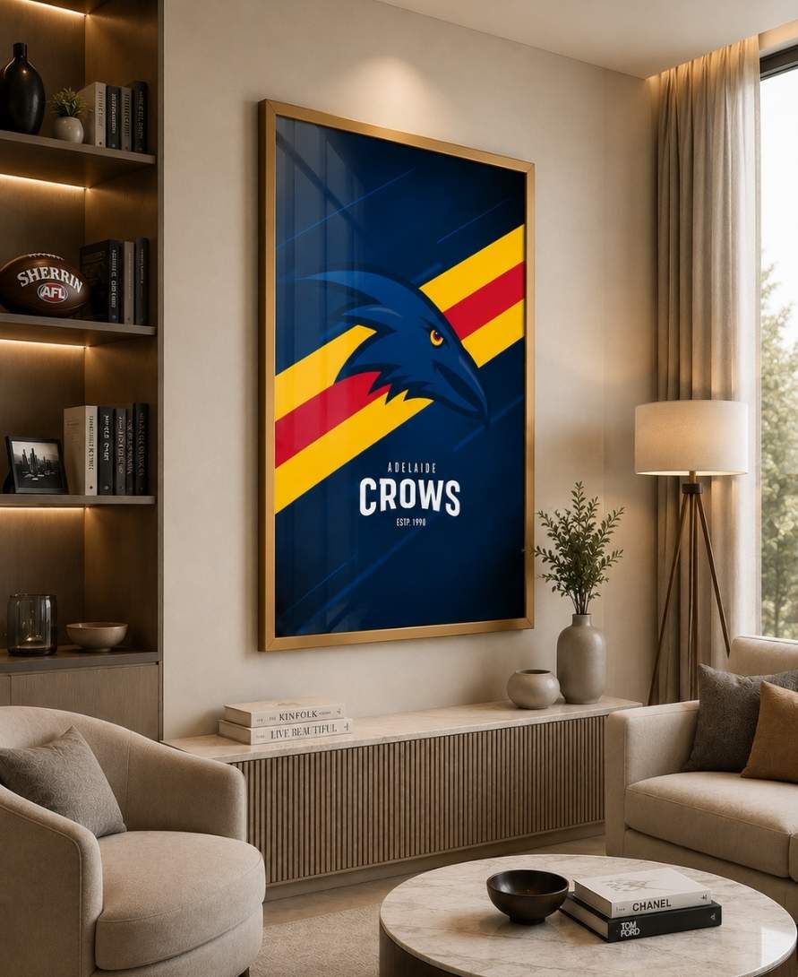 Adelaide Crows Minimalist Wall Art Poster
