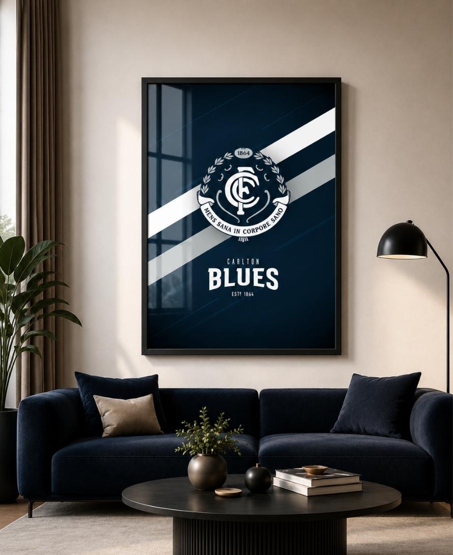 Carlton Blues Wall Art