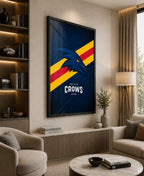 Adelaide Crows Minimalist Wall Art Poster