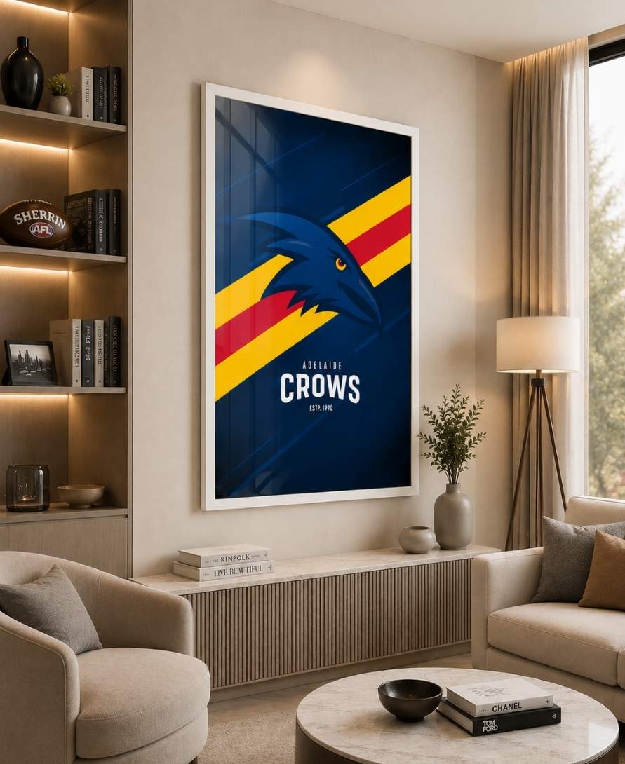 Adelaide Crows Minimalist Wall Art Poster