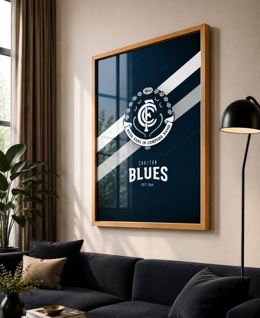 Carlton Blues Wall Art