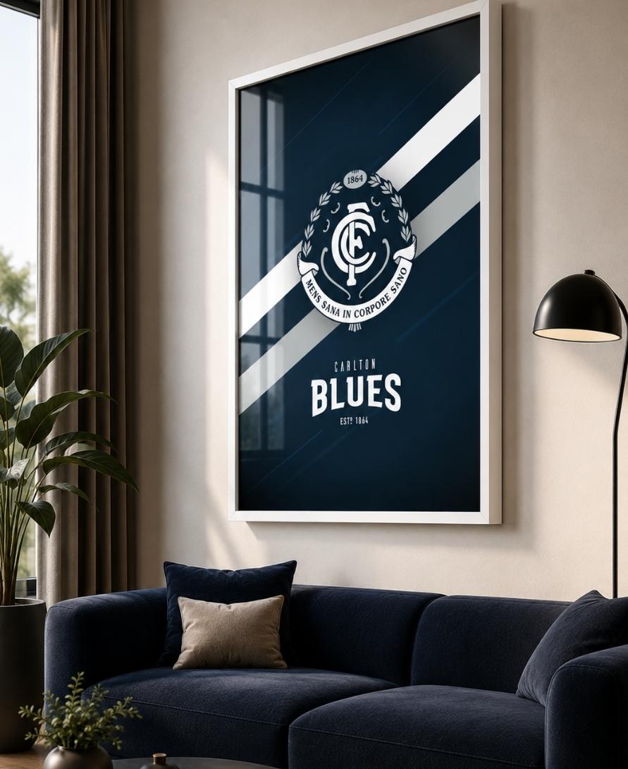 Carlton Blues Wall Art