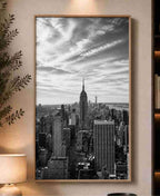 NYC skyline black & white