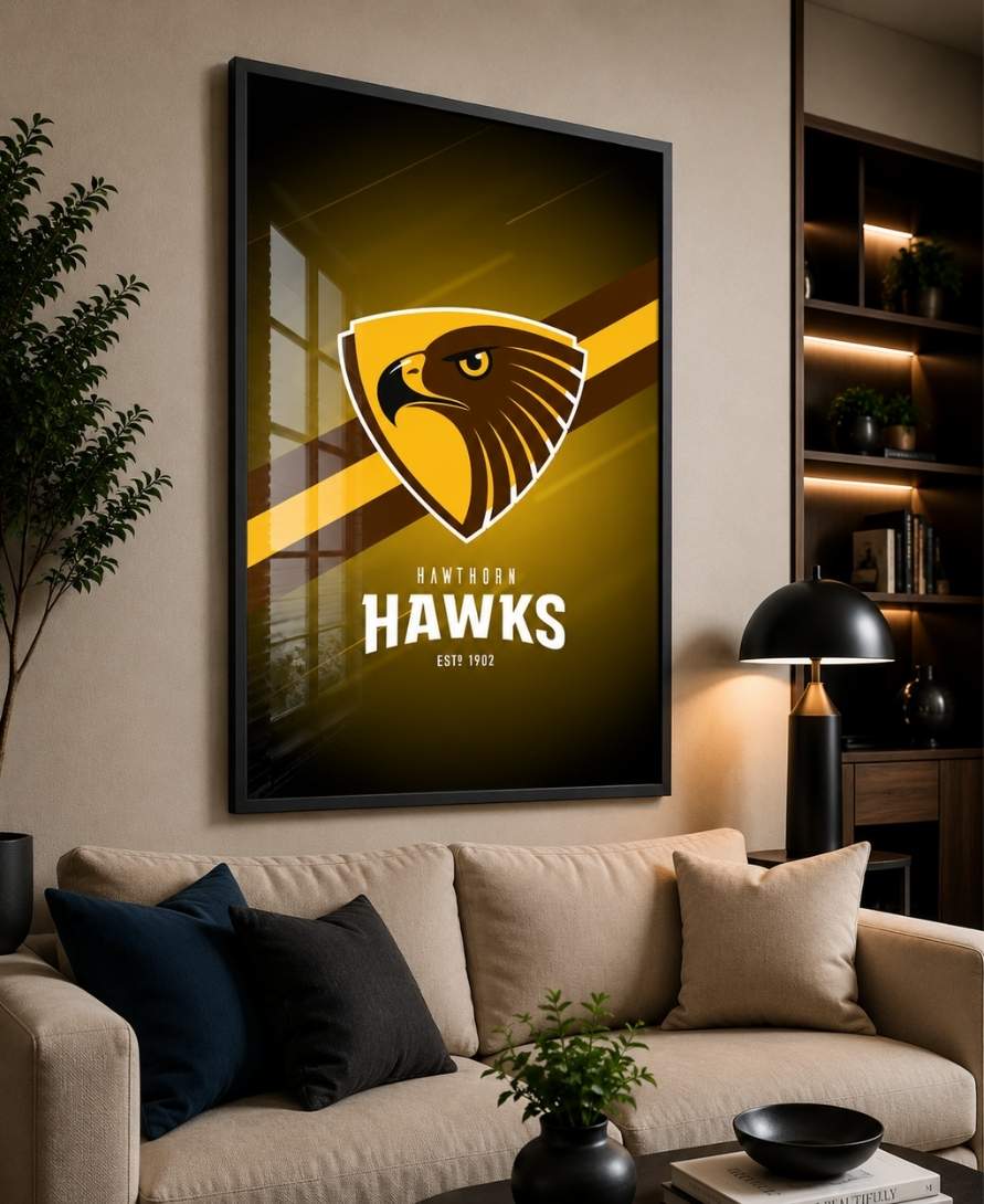 Hawthorn Hawks AFL Club Poster