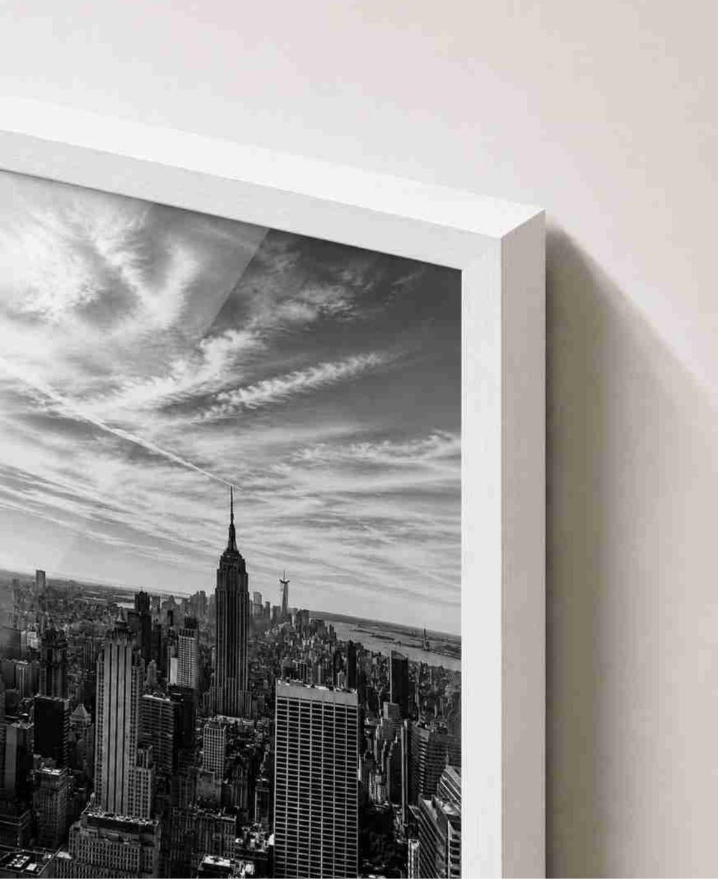 NYC skyline black & white