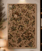 Antique floral damask (tan)