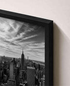 NYC skyline black & white