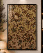 Antique floral damask (tan)
