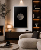 Full moon on black — "Lone Light