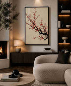 Ink-wash plum blossoms