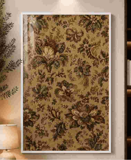 Antique floral damask (tan)