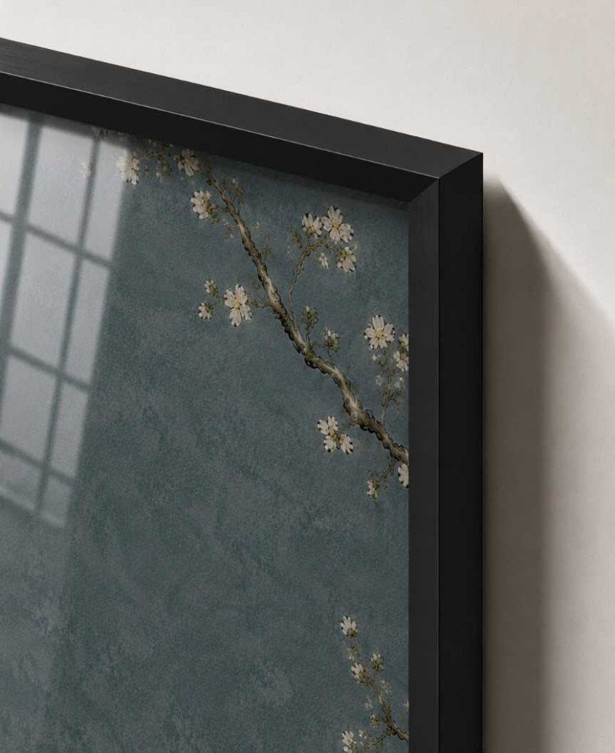 Almond blossom on blue (Van Gogh style)