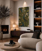 Peacock & acanthus tapestry (green)