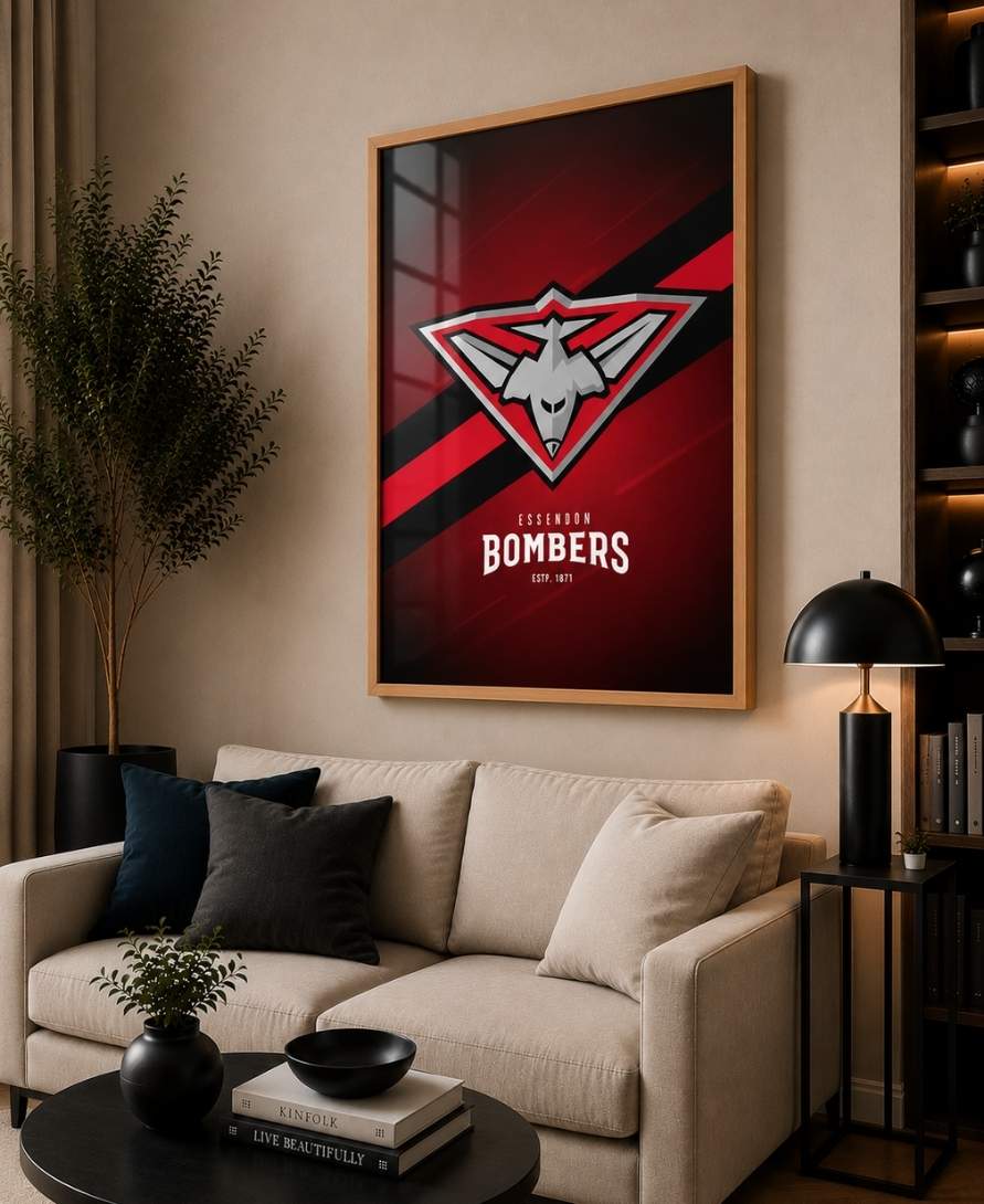 Essendon Bombers AFL Modern Wall Art