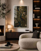 Peacock & acanthus tapestry (green)