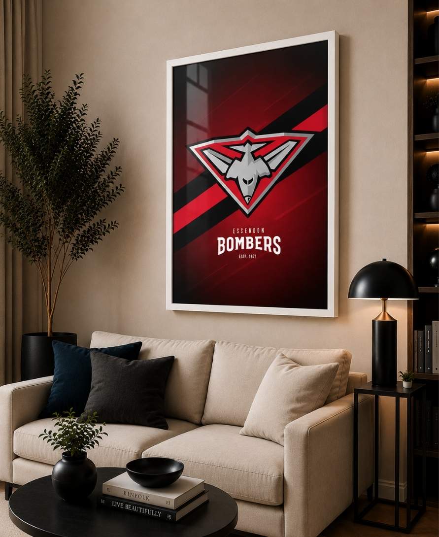 Essendon Bombers AFL Modern Wall Art
