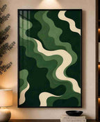 Green wave abstract