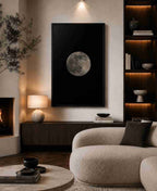 Full moon on black — "Lone Light