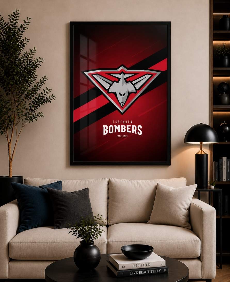 Essendon Bombers AFL Modern Wall Art