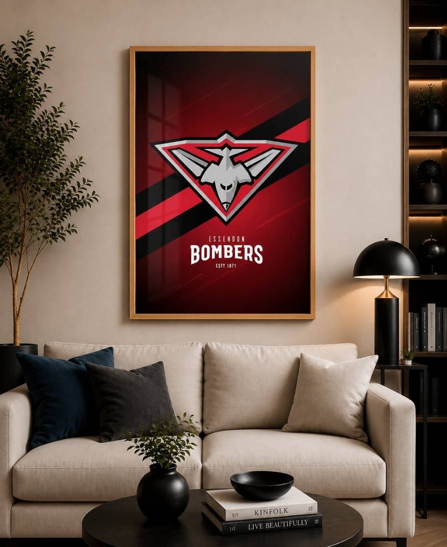 Essendon Bombers AFL Modern Wall Art