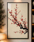 Ink-wash plum blossoms