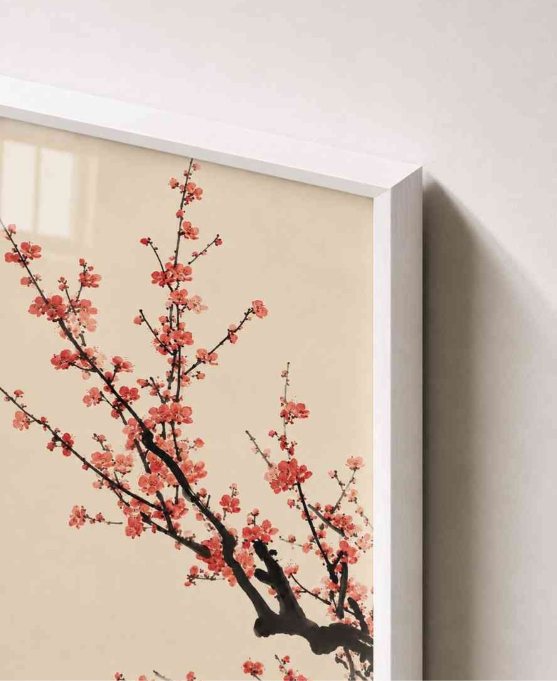 Ink-wash plum blossoms