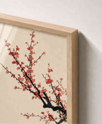 Ink-wash plum blossoms