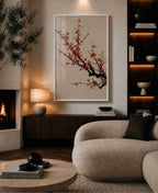 Ink-wash plum blossoms