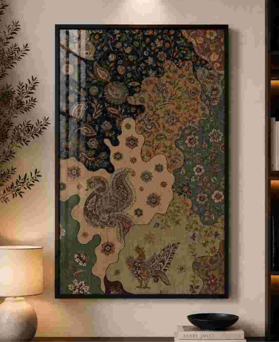 Patchwork paisley & floral textile