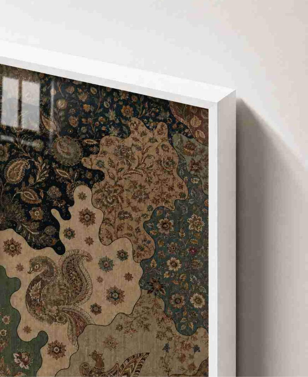 Patchwork paisley & floral textile
