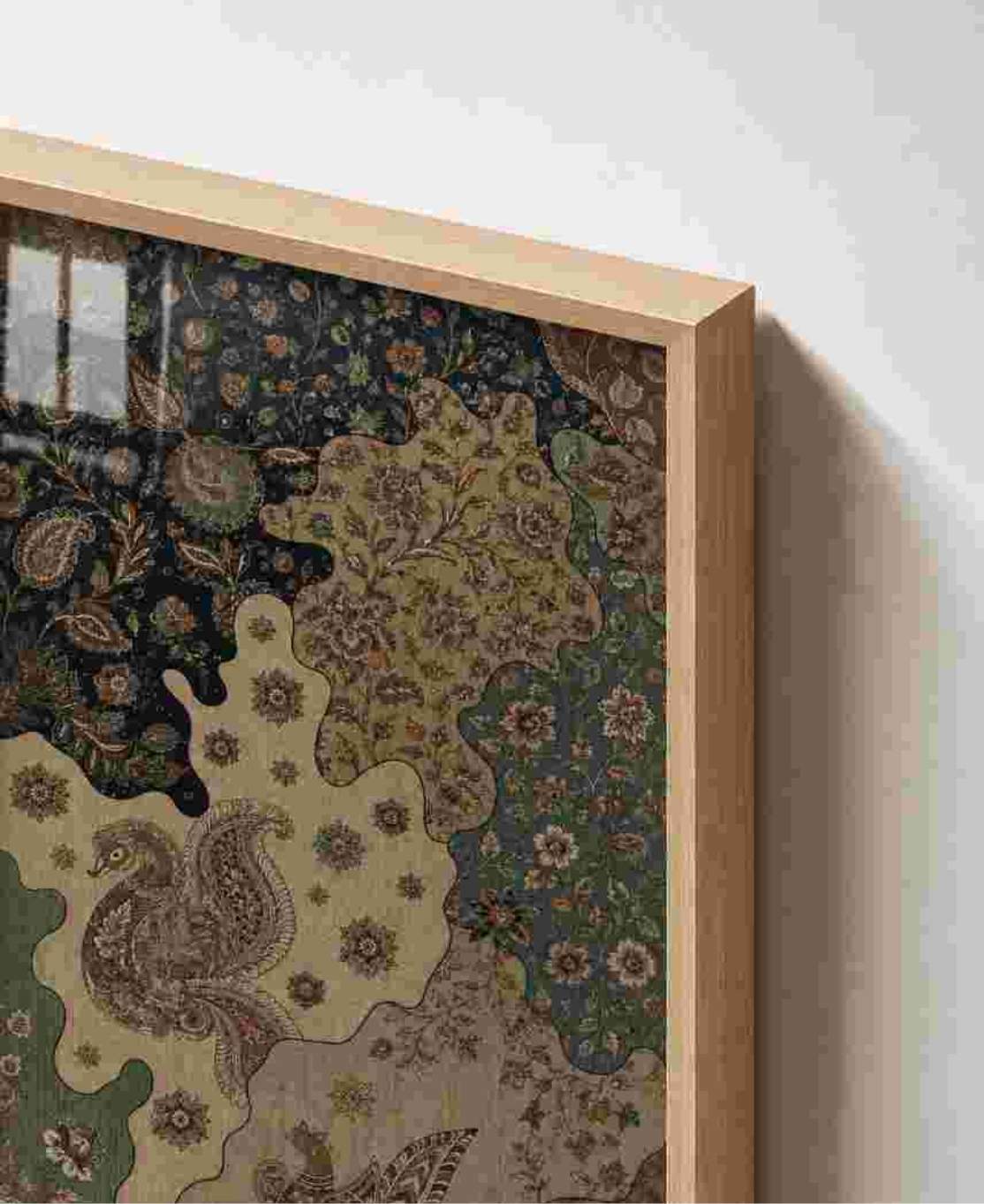 Patchwork paisley & floral textile