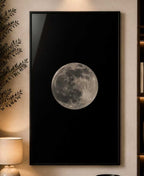 Full moon on black — "Lone Light
