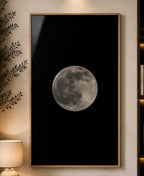 Full moon on black — "Lone Light