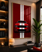 Red Shelby Mastang