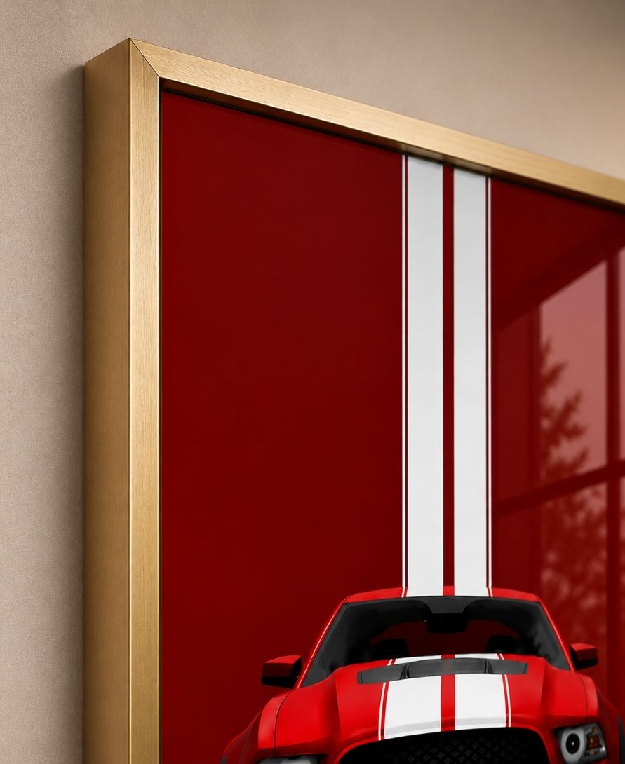 Red Shelby Mastang