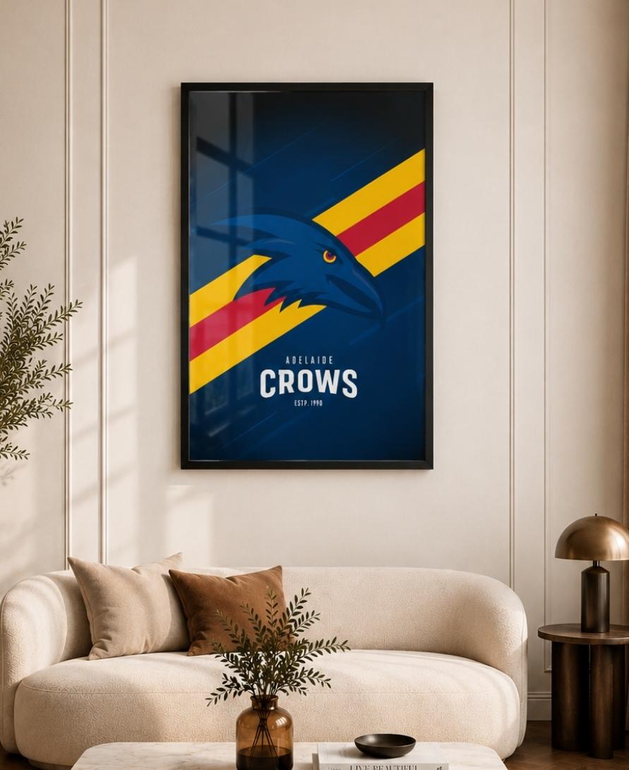 Adelaide Crows Minimalist Wall Art Poster
